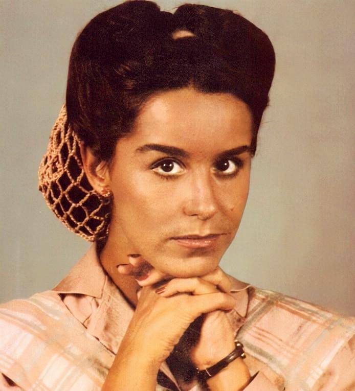 卢塞莉亚·桑托斯,饰演女奴伊佐拉,今年64岁1984年,该剧由北京电视台