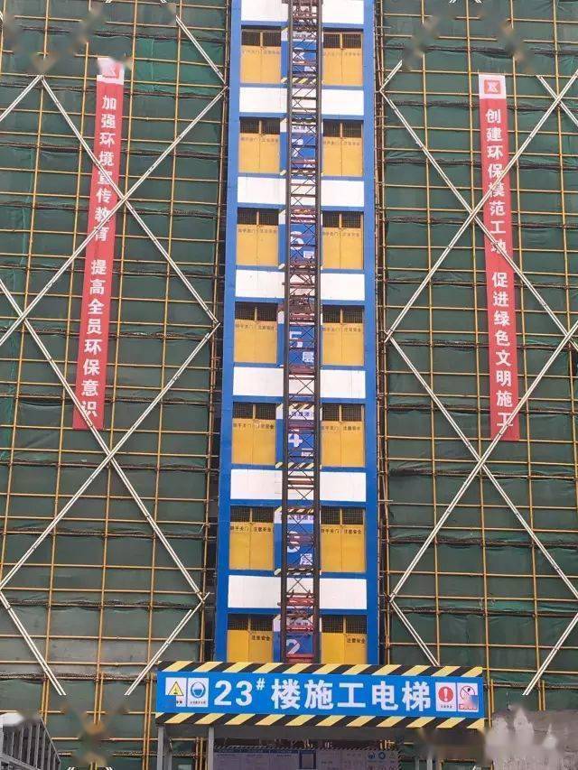 人货梯卸料平台防护六,定型化的应用定型化门卫安全通道人货梯防护棚