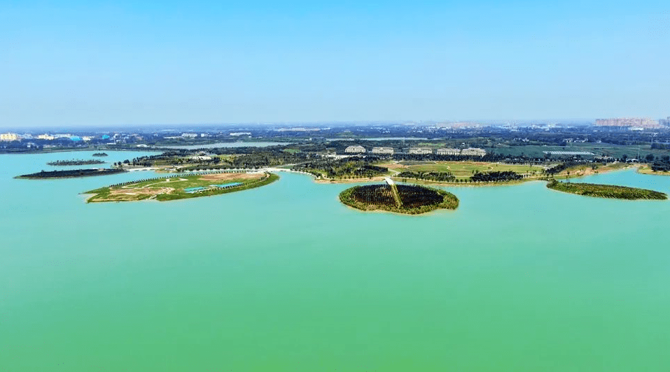 永城日月湖图片景区图片