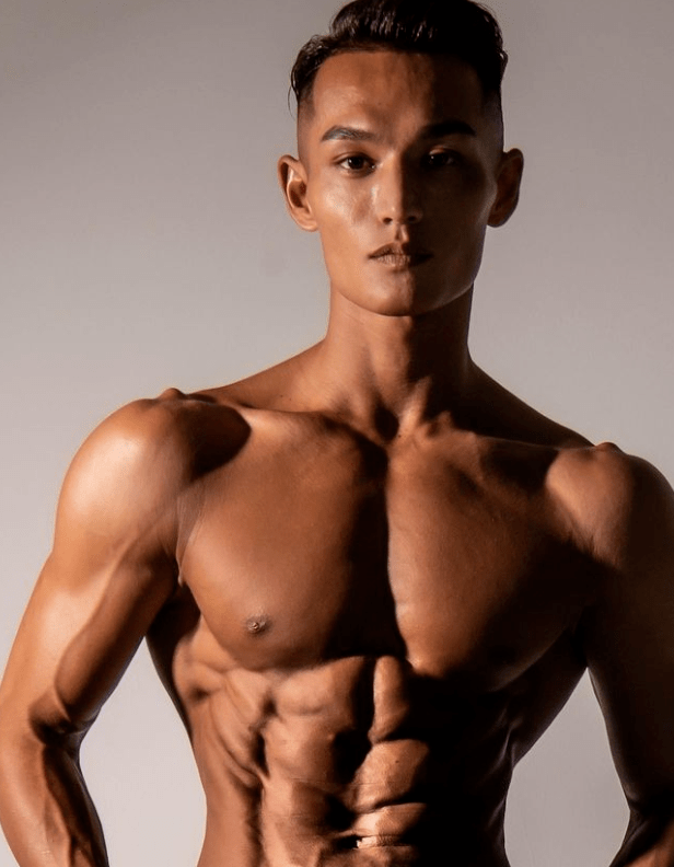 黑皮精瘦肌肉男写真