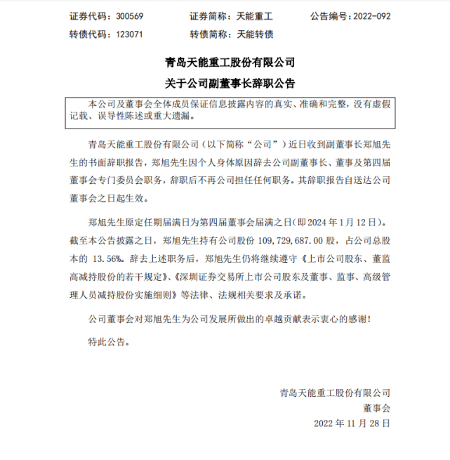 万万没想到（青岛天能重工股份有限公司电话）青岛天能重工股份有限公司股票代码，(图2)