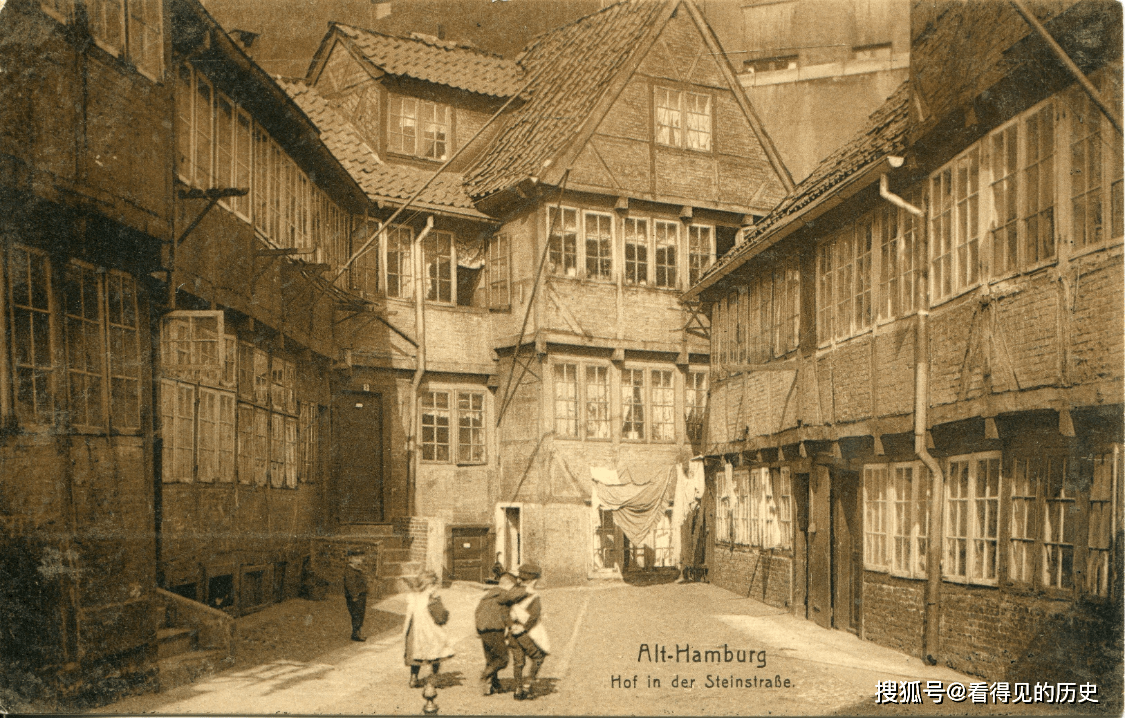 老照片 百年前的德国汉堡 古老的城市_世纪_规定_美国