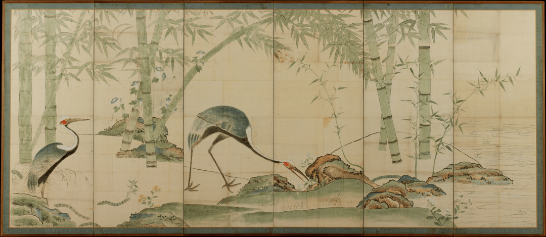 尾形光琳:日本江户时期的装饰艺术大师_屏风_时代_燕子