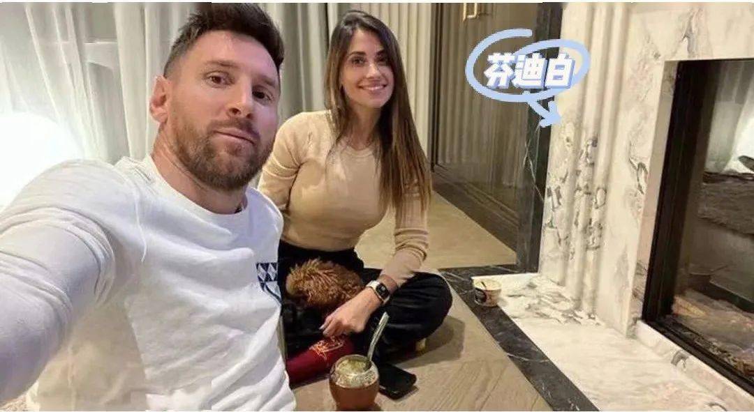 Italian Fendi White Marble fireplace in Lionel Messi's villa