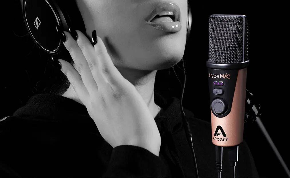 阿帕奇apogee hypemic桌面usb录音话筒直播k歌配音有声书小说录音苹果