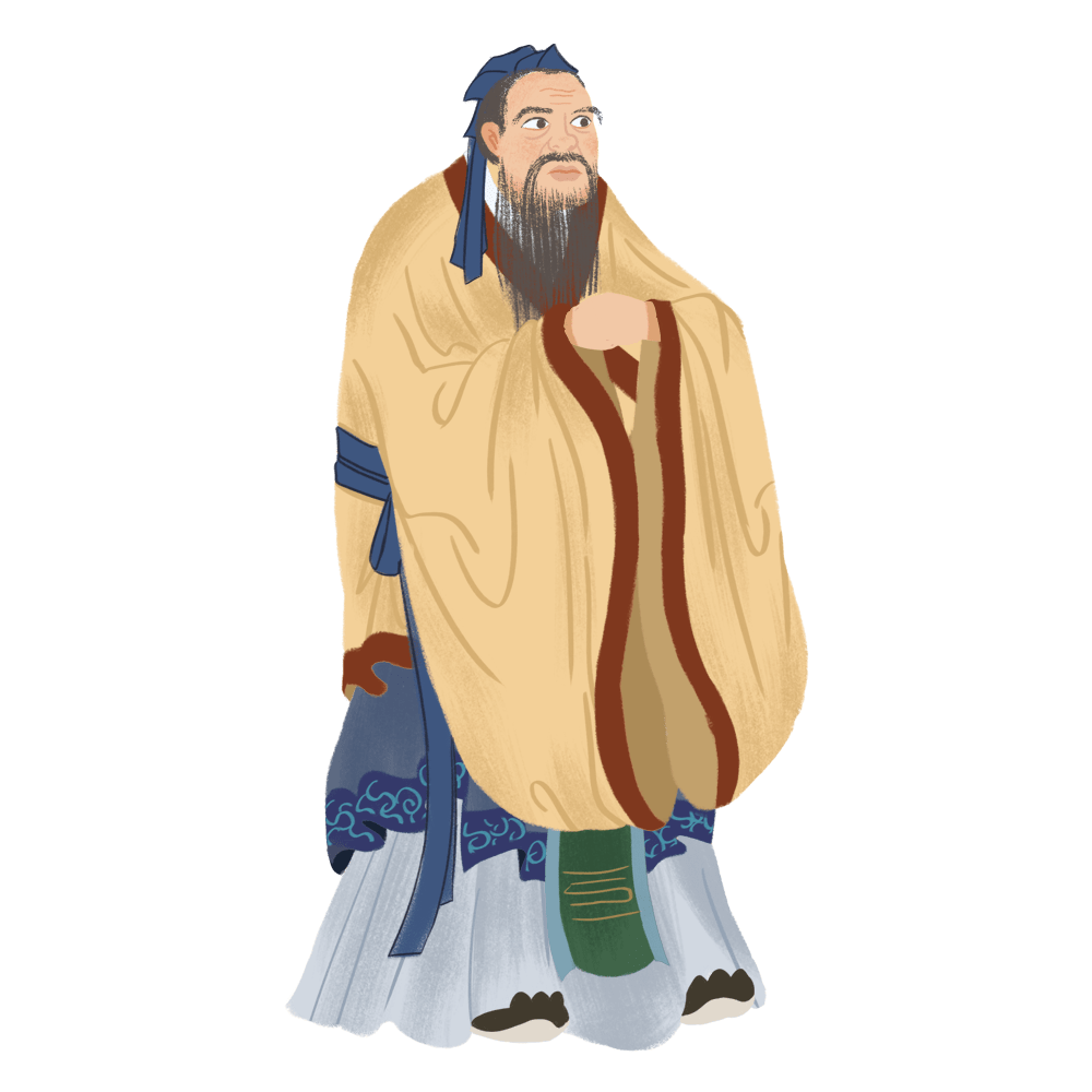 孔子春秋战国时期人物时期,汉服深衣和胡服开始推广