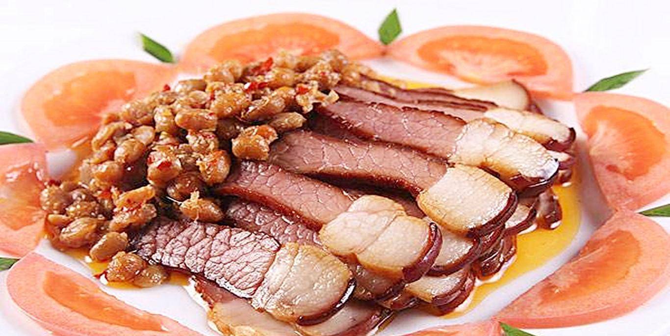 品质湖南,湘菜经典-腊八豆蒸腊肉,尽享舌尖上的美味_冷烟_清蒸_自然