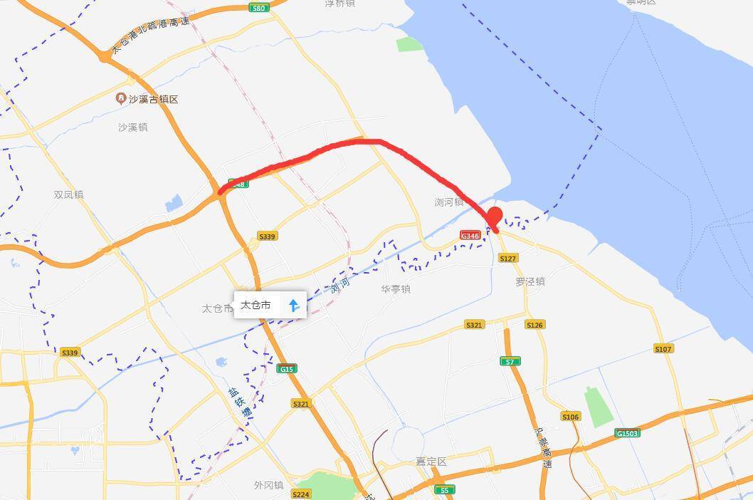 为此上海正在规划建设上海s16蕴川高速,从宝山一直到达江苏与上海两