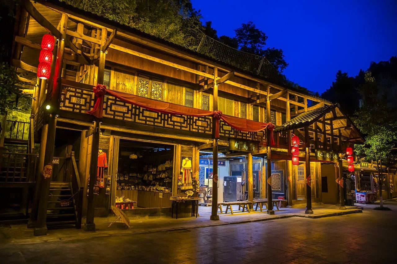 湖北宜昌车溪民俗风景区,古色古香,在这里可以领略土家民俗风情_老街_