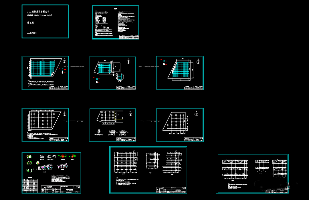 8kw竣工图全套cad_资料_公众_搜索