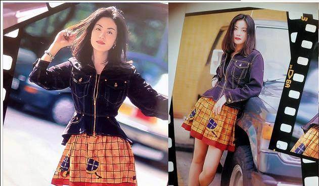 看了年轻时候的王菲,清纯动人打扮时髦,难怪谢霆锋19岁会爱上她_照片