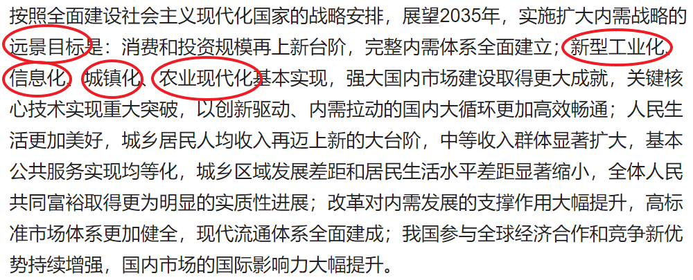 出炉,而其中,明确提出了2035年咱们的愿景目标