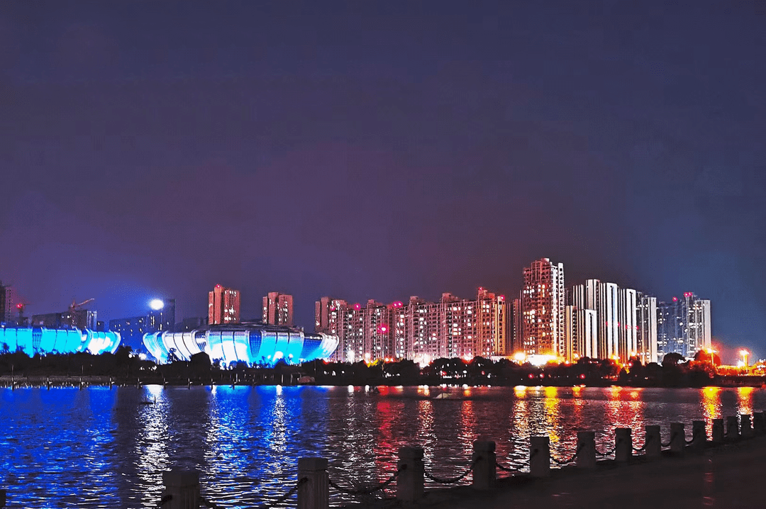 苍南灵溪夜景图片