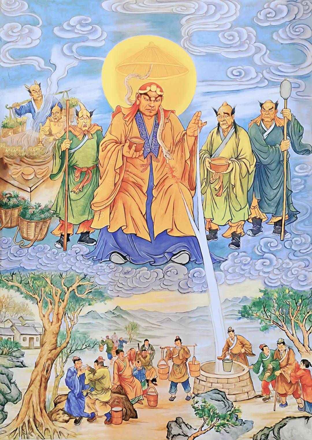 扶山圣君堂就是实力说话的神话传说圣君与五通鬼斗法最后降伏五通鬼