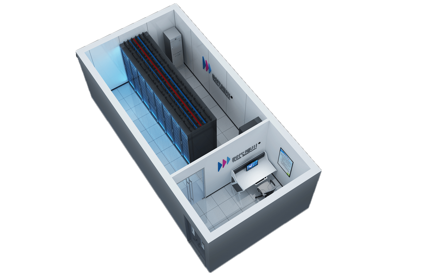 时代博川idc机房数据中心机柜设备如何布局?