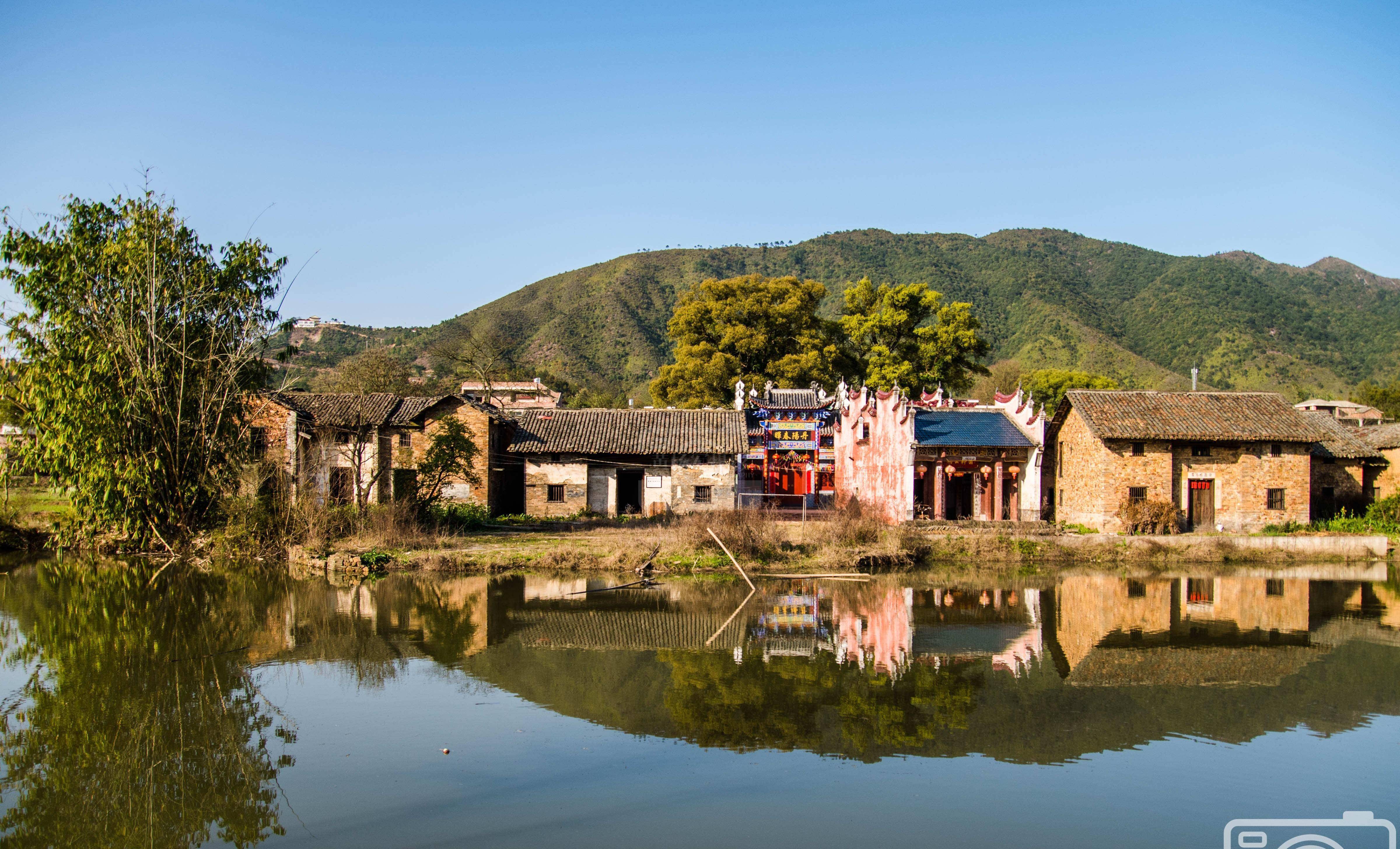 赣州坝脑村的历史古建筑