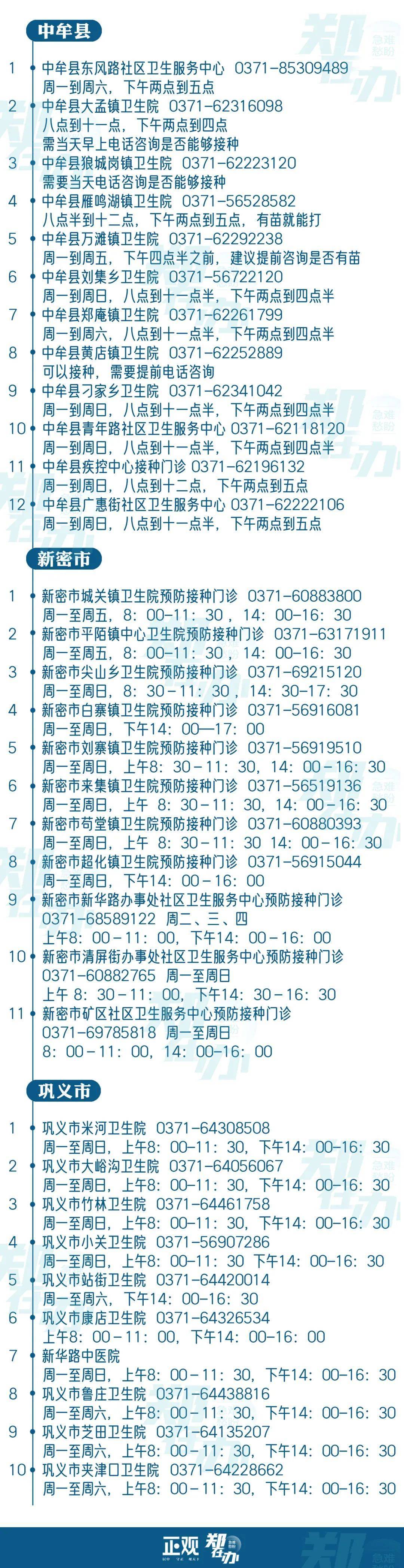 哪里可以接种疫苗？郑州市“疫苗地图”请收好！