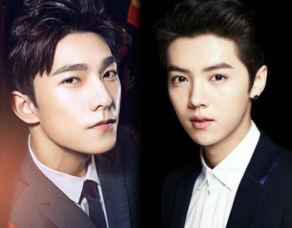 同样是合照,杨洋的小动作被抨击,鹿晗却被模仿和赞赏_前排_垫脚_卖萌