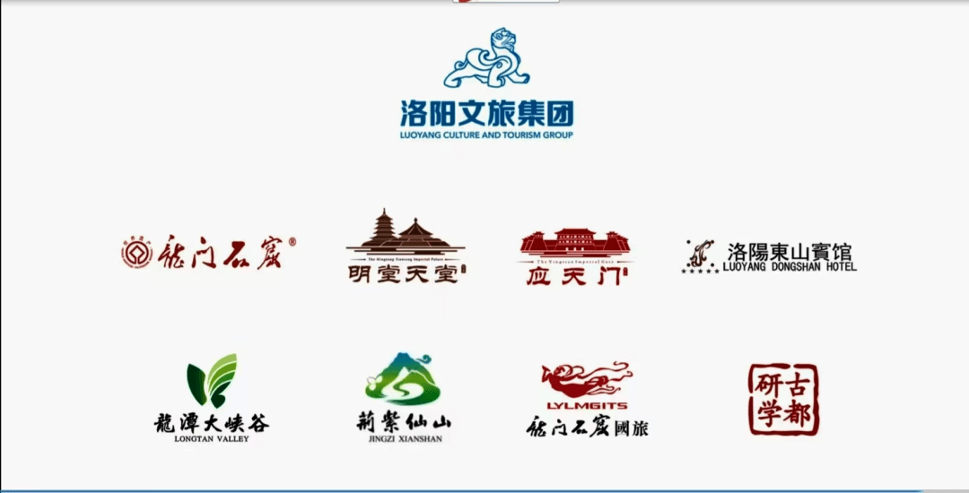 龙门石窟logo设计图片