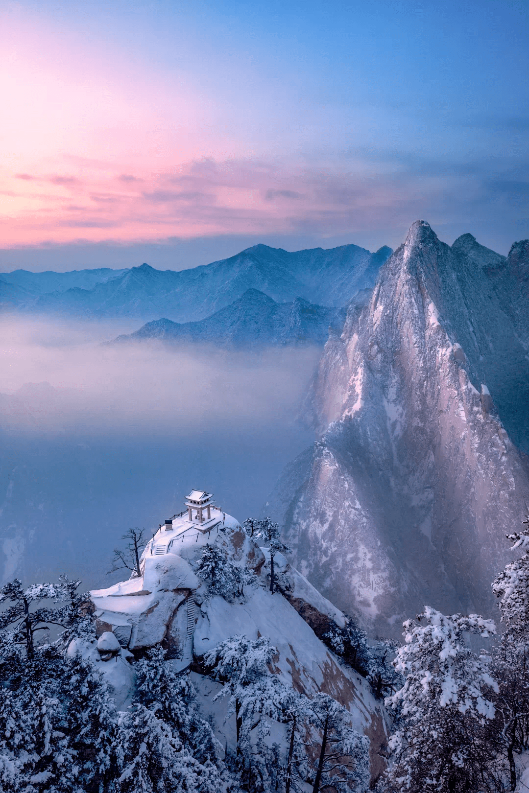 中国山野雪景地图_燕山_太行_秦岭