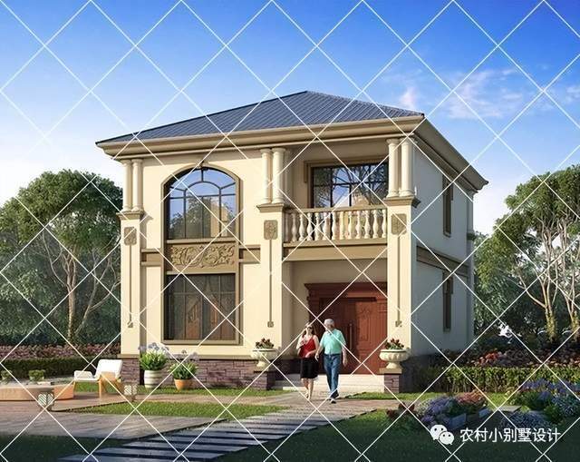 15套20万起建二层欧式风格别墅,小巧实用布局舒适,农村小别墅_造价