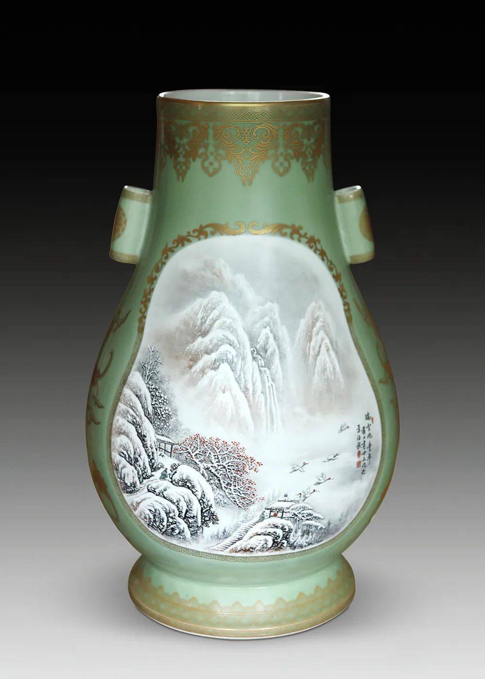 《瓷无止境》中国当代陶瓷艺术大展——袁世文_作品_雪景_景德镇