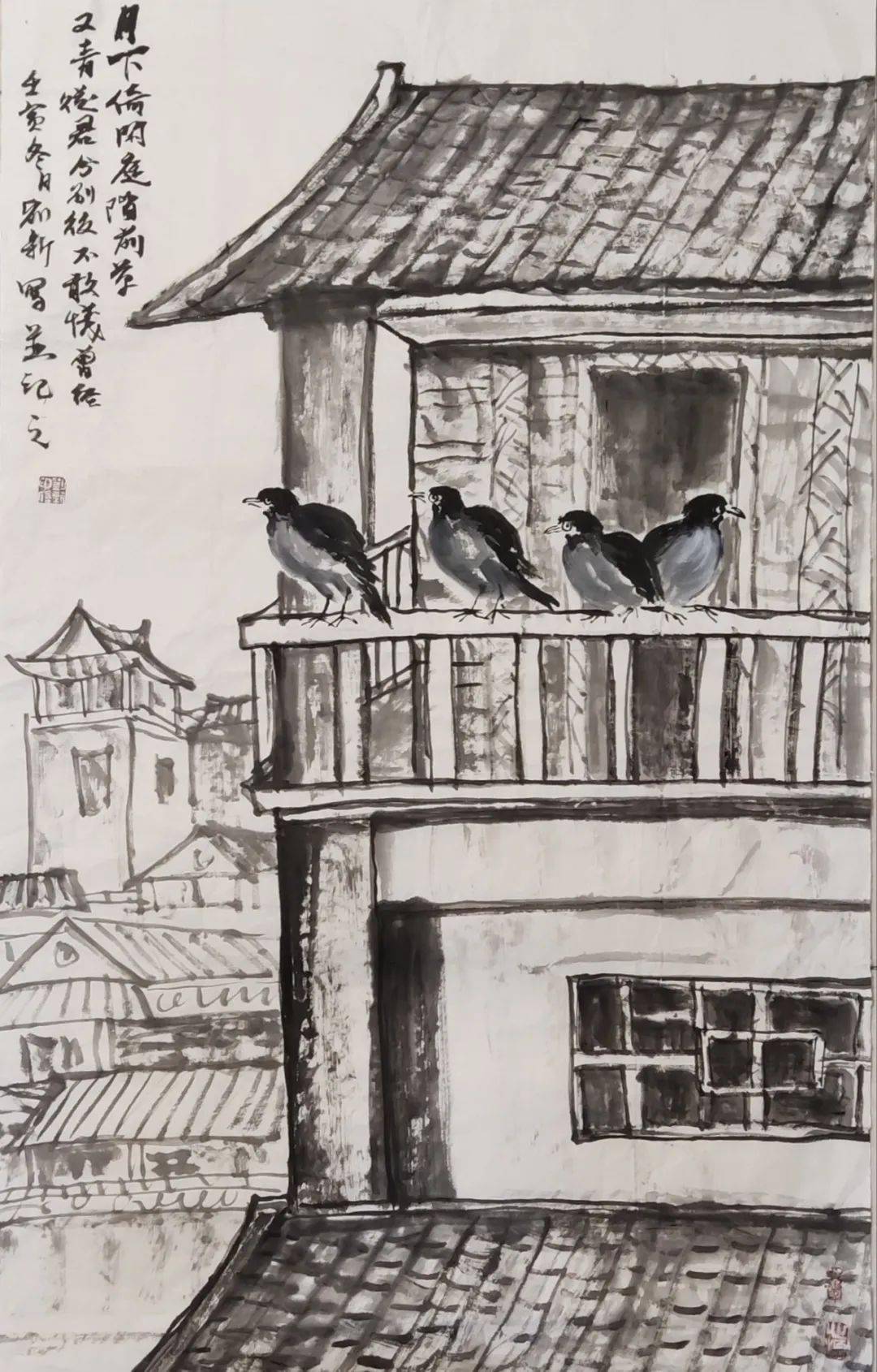 意趣清境——刘新写意花鸟画_ykj_微信_实践