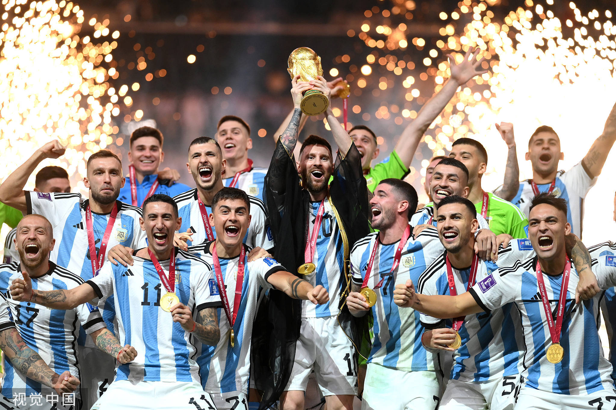 世界杯-点球大战马丁内斯扑点 阿根廷7-5法国夺冠