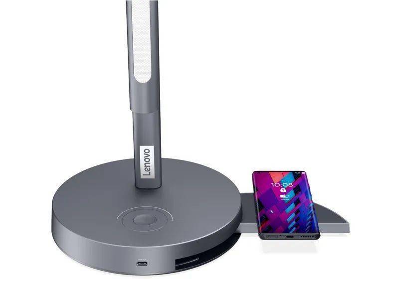 联想发布"万能"桌面扩展坞:集台灯,4k摄像头,无线充电器于一体