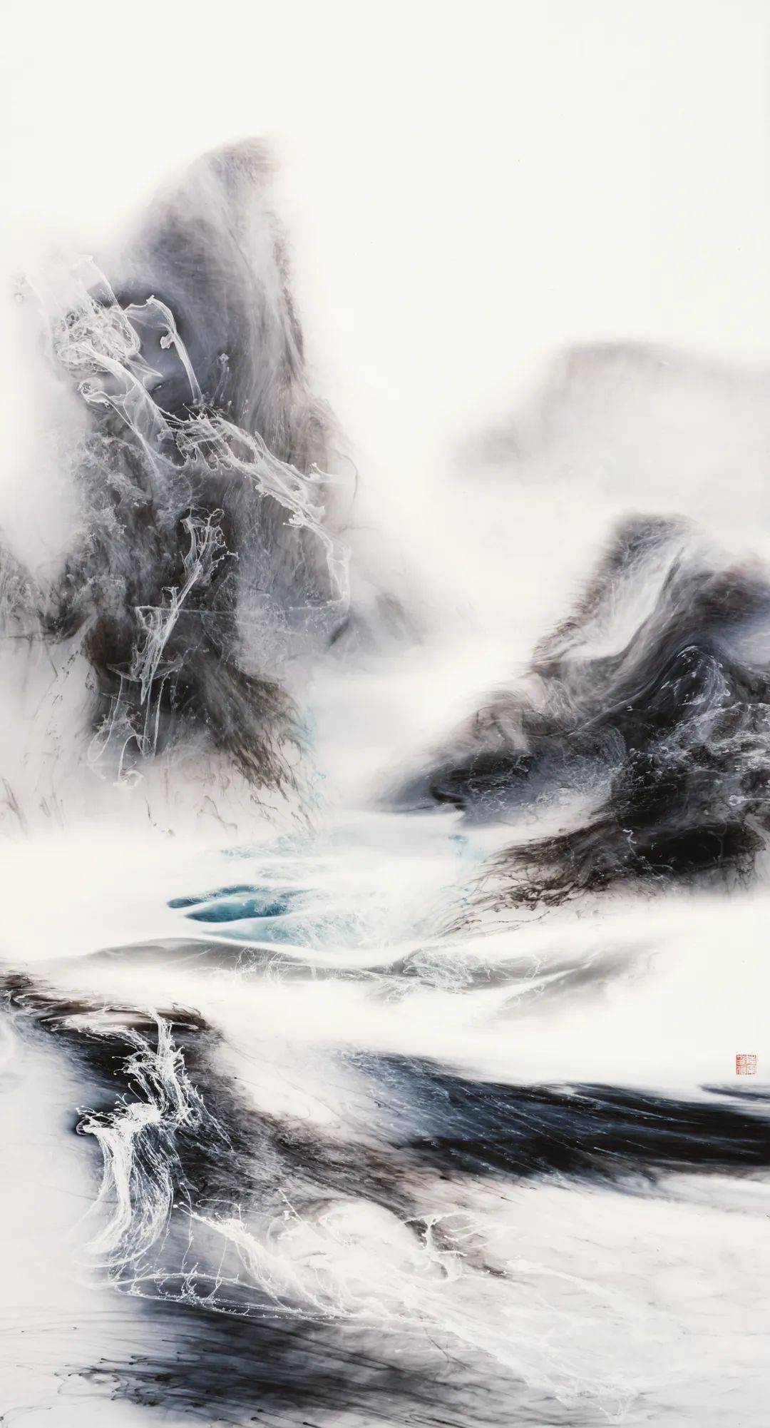 "全球水墨画大展走入大湾区"中山站(开幕预展)走进大涌!_cm_作品_讲座