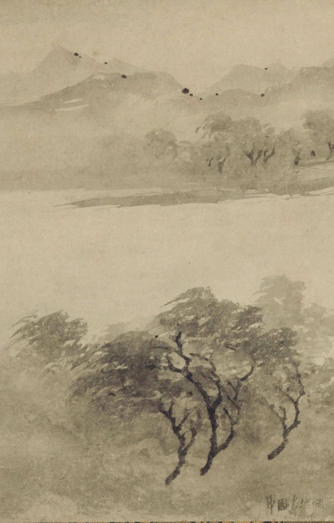 赏画| 牧溪《潇湘八景之远浦归帆》(传)_米氏_景物_董源