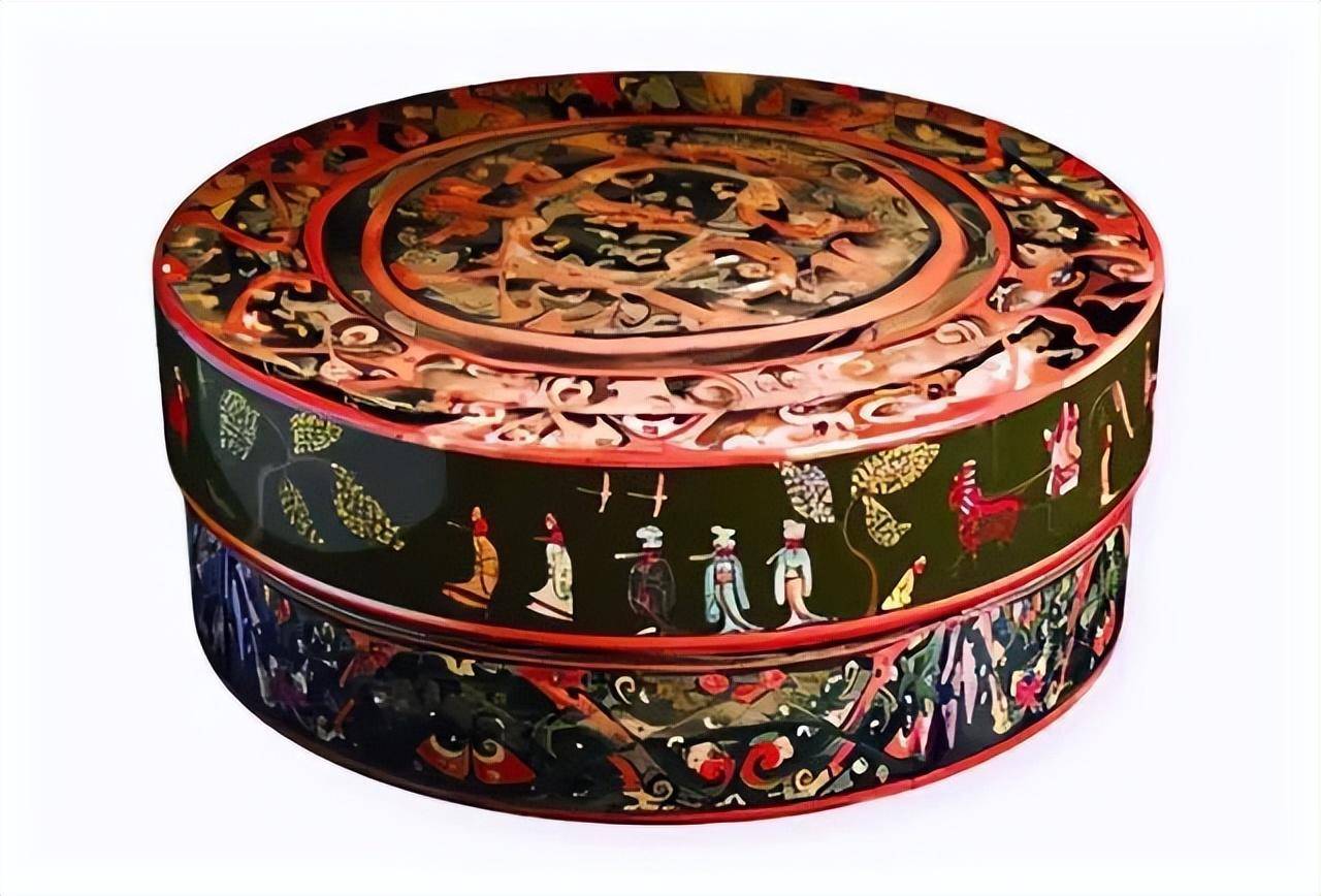 题材,湖北荆门包山大冢战国楚墓出土的《迎宾出行图》就是这类画作