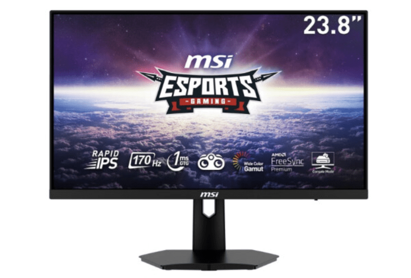 微星黑龙 G244F 显示器今晚开售：24 英寸 FHD 170Hz，899 元_接口_Premium_FreeSync