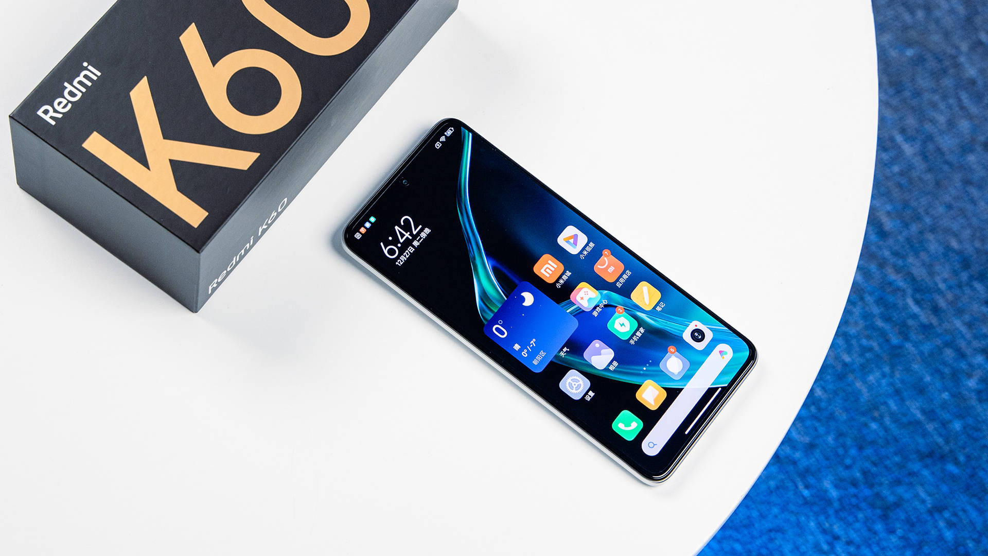 纯净晴雪配色搭载2k高光屏 redmi k60图赏