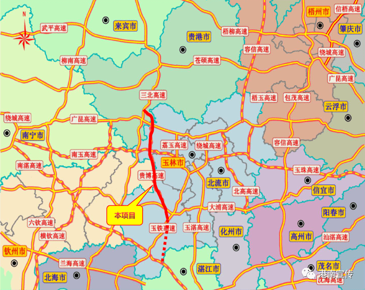 途径兴业这条新高速公路,预计2025年通车!_贵港_项目_博白