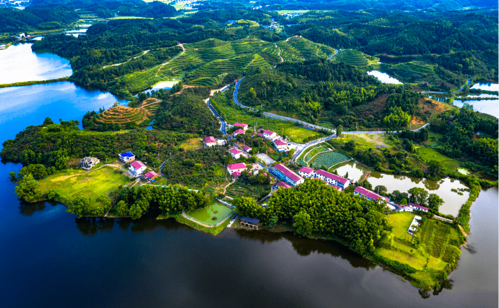 九龙山乡地处新余市仙女湖之滨,境内群山环抱,峰峦叠嶂,南,西部边缘