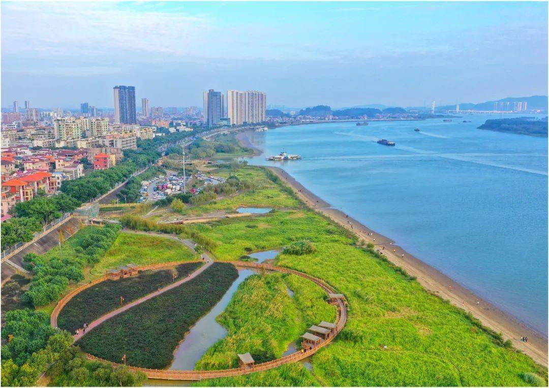 九江外灘溼地公園地點:佛山市南海區九江鎮江濱路(九江外灘溼地公園)