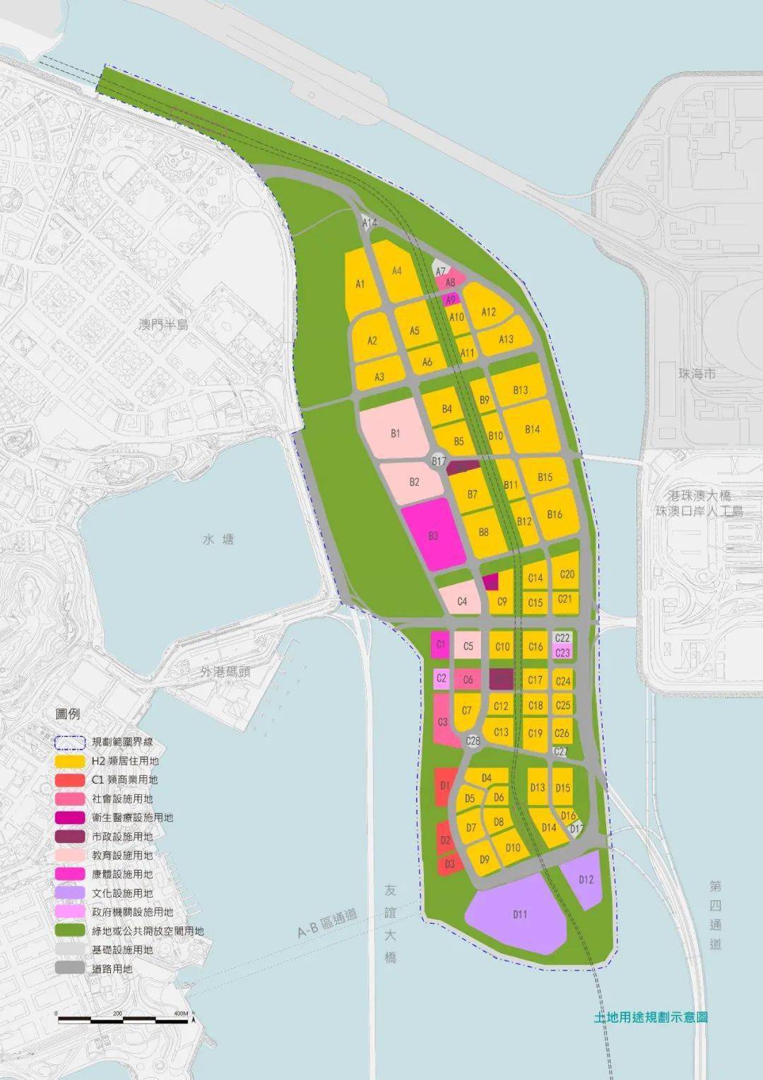 tod案例 | 澳门新城a区 ——澳门计划中的海上tod新城_规划_人工岛