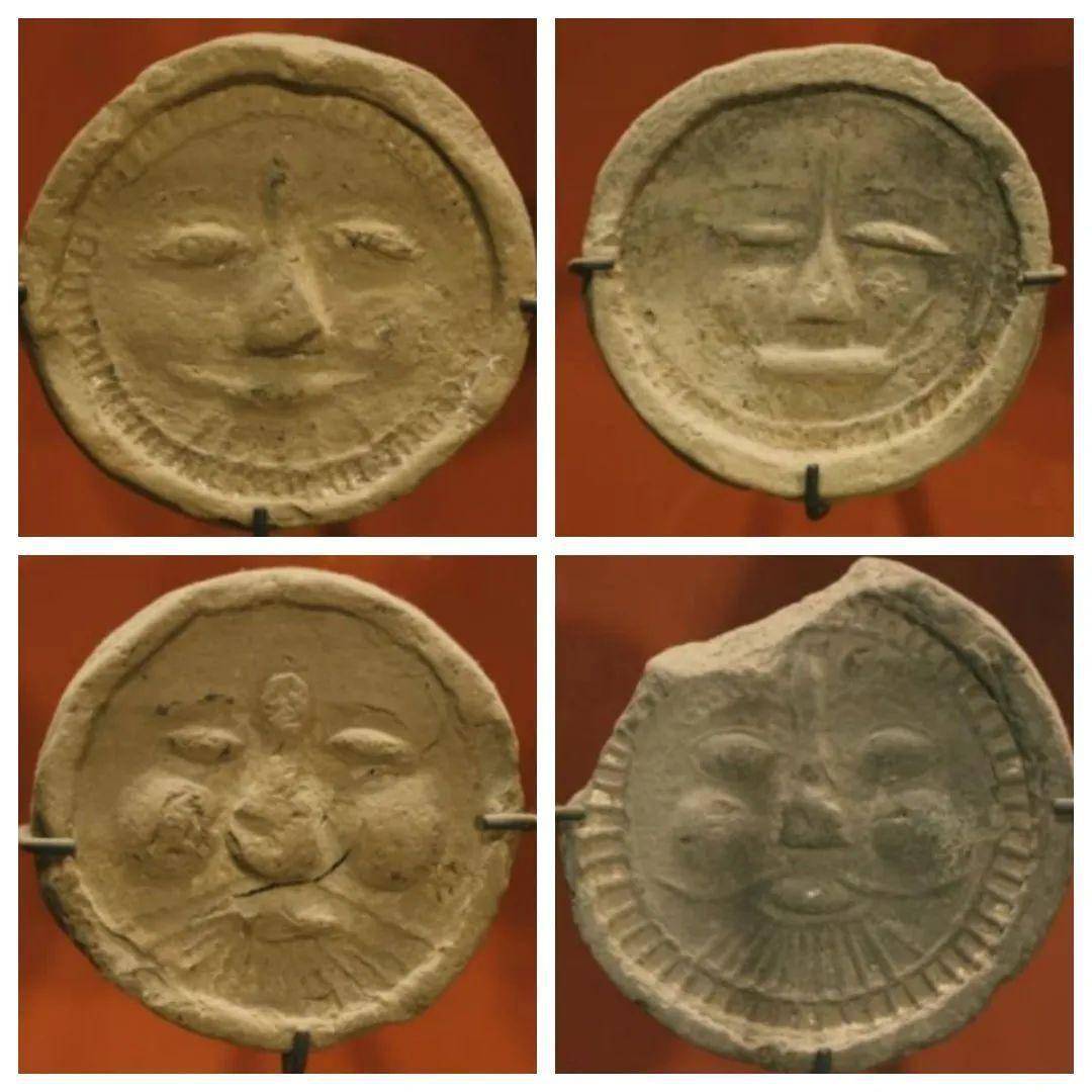 人面纹瓦当 现藏于六朝博物馆它们仿佛那个时代的定格抓拍,捕捉到了