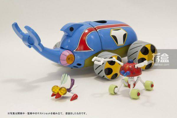 bell fine 时间飞船 机械独角仙60周年限定金属色拼装模型_产品_官方