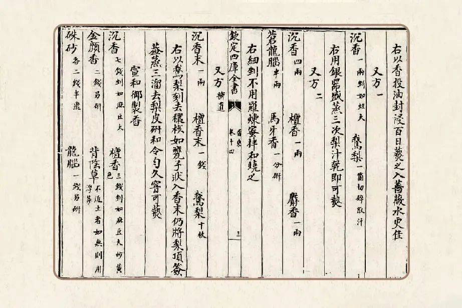 鹅梨帐中香方就拿「鹅梨帐中香」为例,据说由南唐李后主所创,表达其对