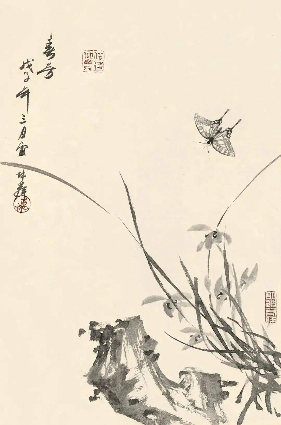 卢坤峰先生笔下的花鸟兰竹,堪称经典,直追古人_作品_中国_声明