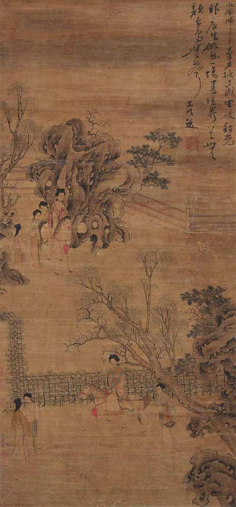 仇英(約1498-1552):字實父,號十洲,原籍江蘇太倉,後移居蘇州.