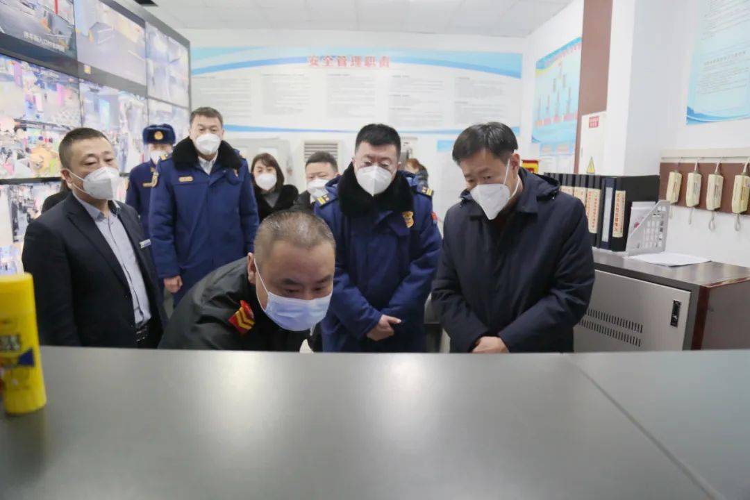 你好"火焰蓝"丨鹤岗市委常委,常务副市长王青伟带队开展春节前消防
