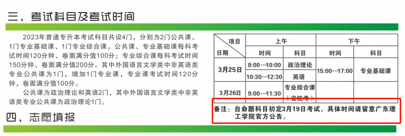 含5所公办！已有15所插本院校公布校考时间！最快测验是3月4号！