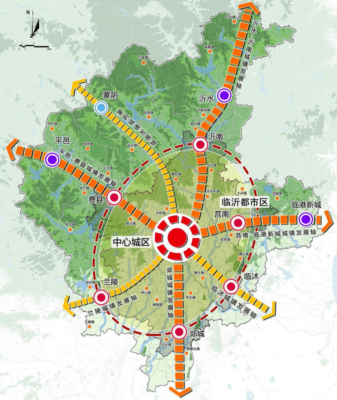 临沂市区位分析图图片