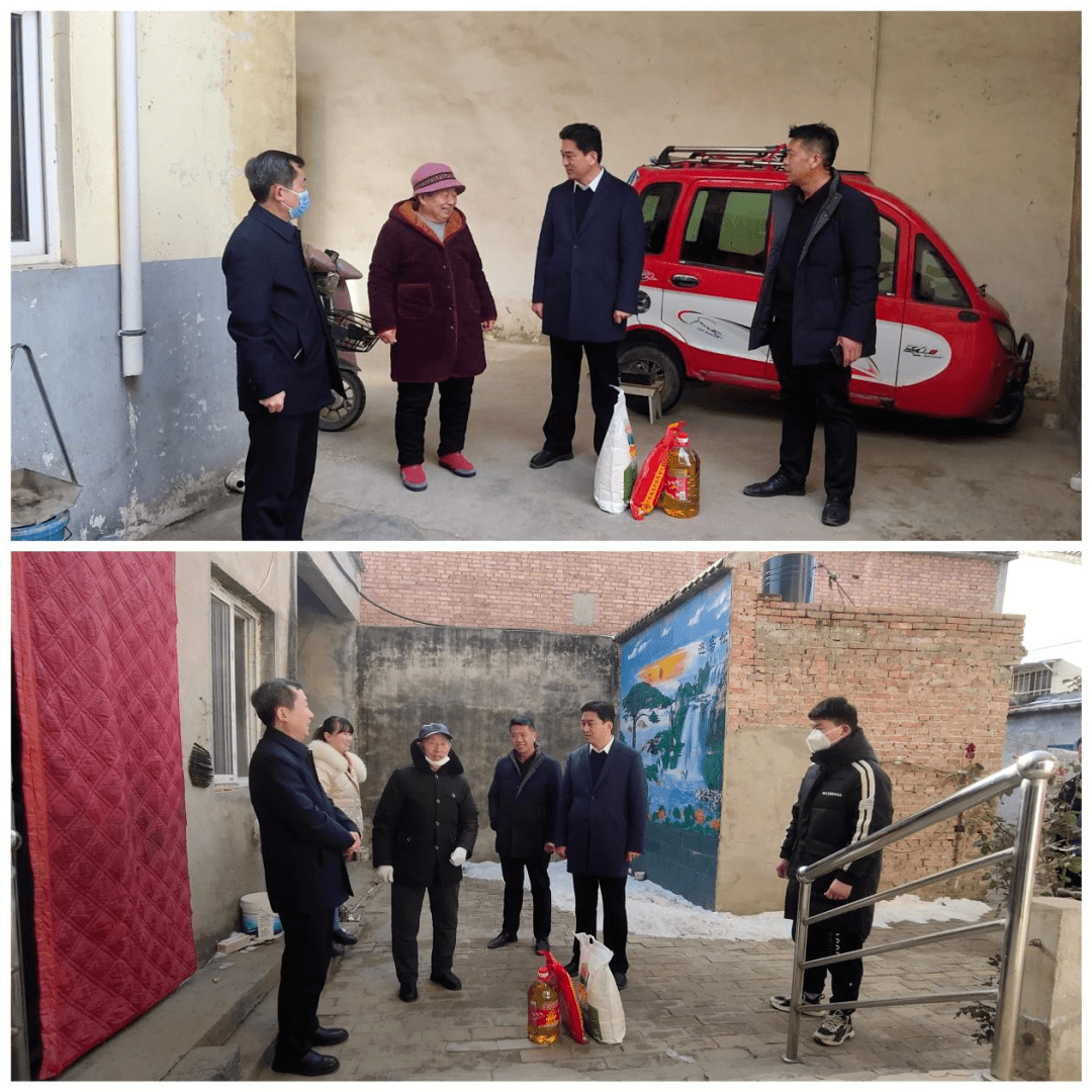 县委常委,政法委书记李养利到马庄桥镇开展"迎新春,送温暖"慰问活动
