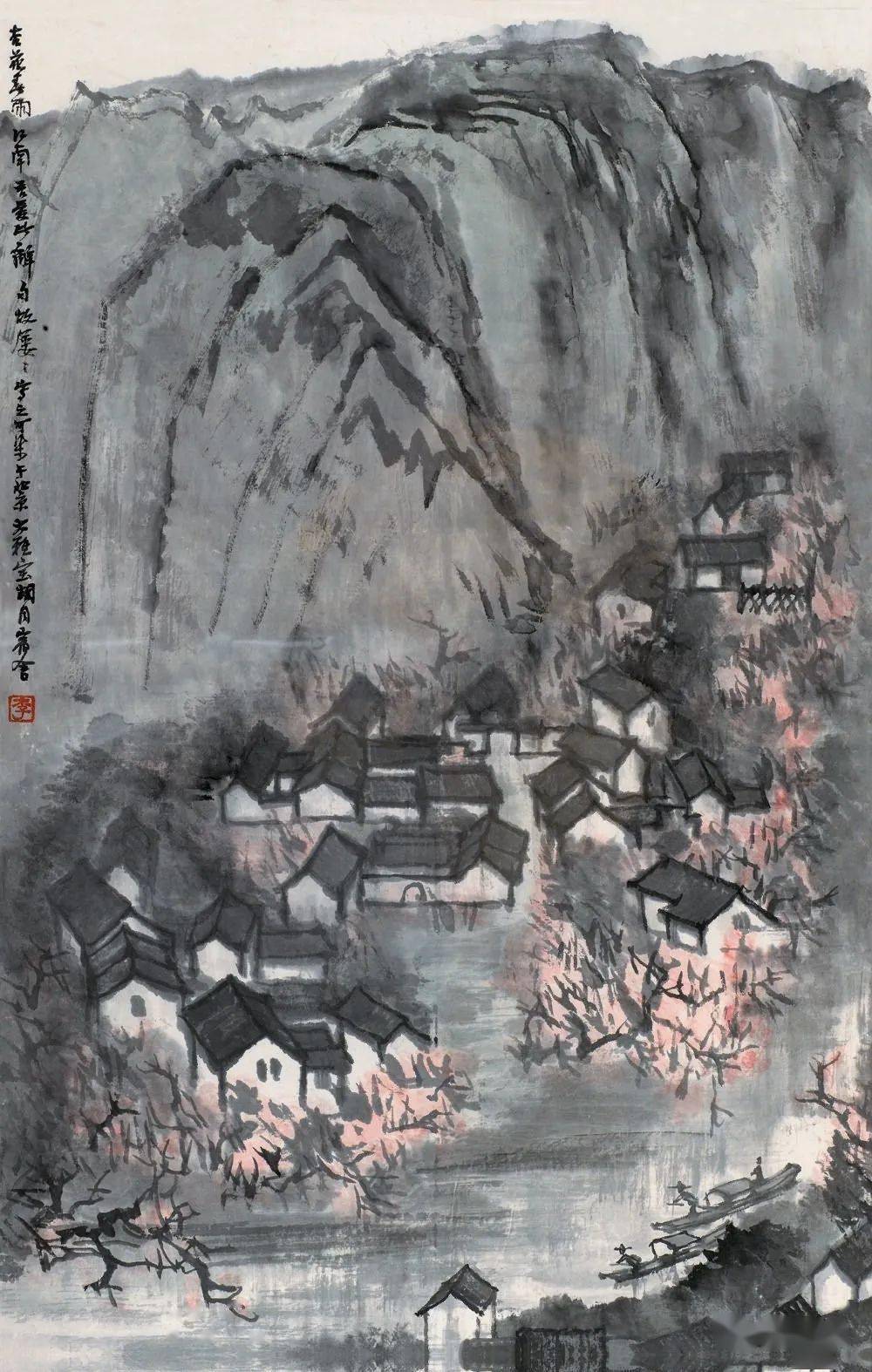 李可染的山水画(高清138图)_cm_漓江_黄山