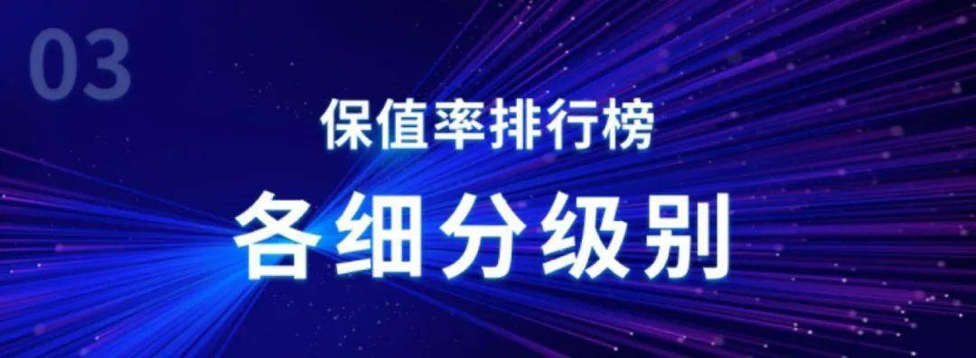 精实估：2022年度中国汽车品牌保值率陈述