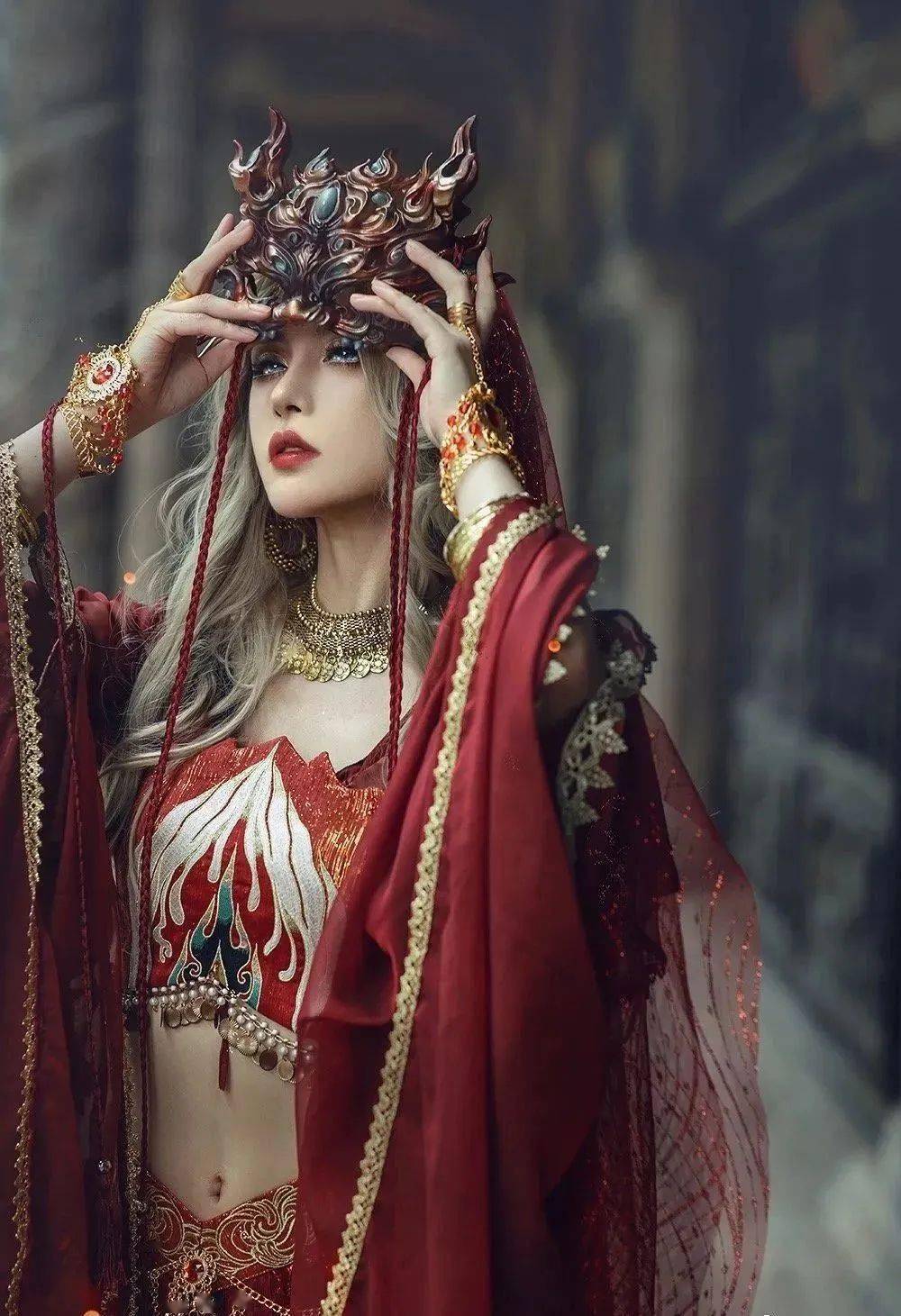 清华美女学霸cos菩萨,火出国!